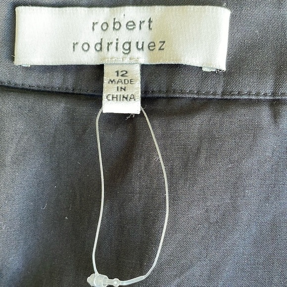 Robert Rodriguez Black Perforated Mini Skirt - Picture 2 of 5